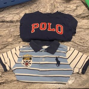 Long sleeve -18 months, Collared shirt- 24 months